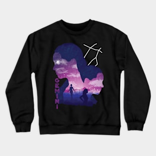 Gemini landscape Crewneck Sweatshirt